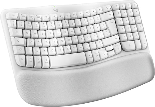 Logitech Wave Keys for Mac keyboard Home/Office Bluetooth QWERTY UK English White Logitech Wave Keys for Mac keyboard Home/Office Bluetooth QWERTY UK English White